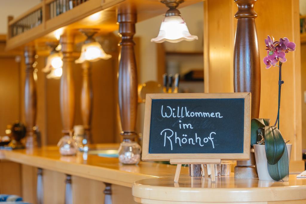 Hotel Rhoenhof Hunfeld Bagian luar foto