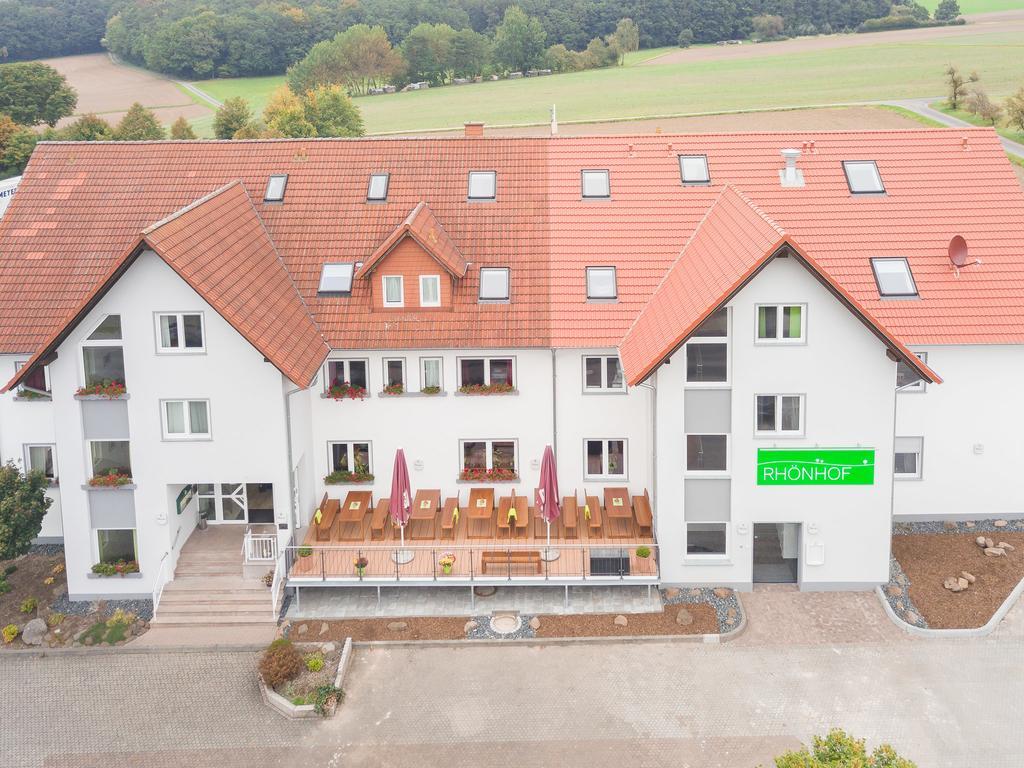 Hotel Rhoenhof Hunfeld Bagian luar foto